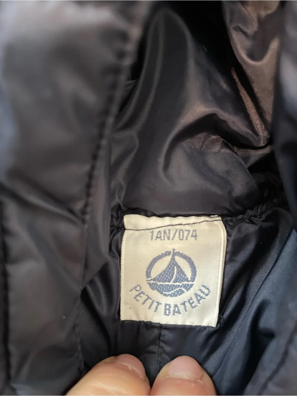 Petit Bateau Navy Puffer Snowsuit
